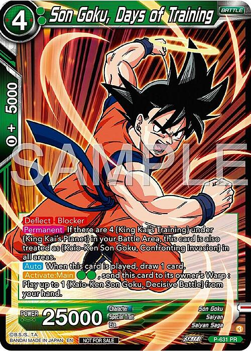Son Goku, Days of Training