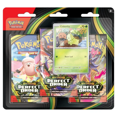 Perfect Order: Chikorita 3-Pack Blister