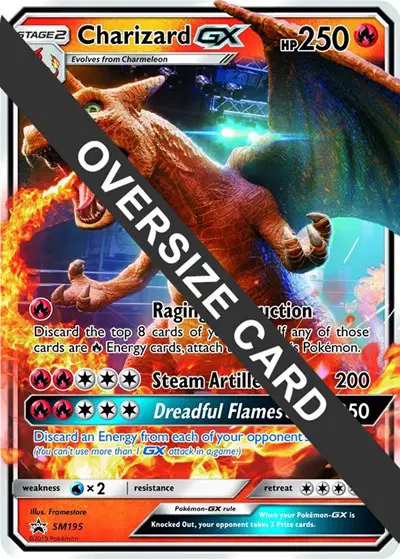 Auction card for Charizard GX (SM Black Star Promo)