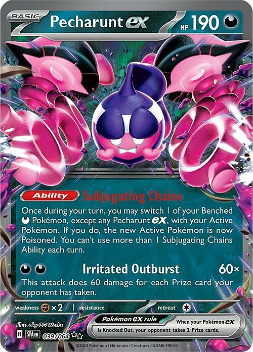 Auction card for Pecharunt ex