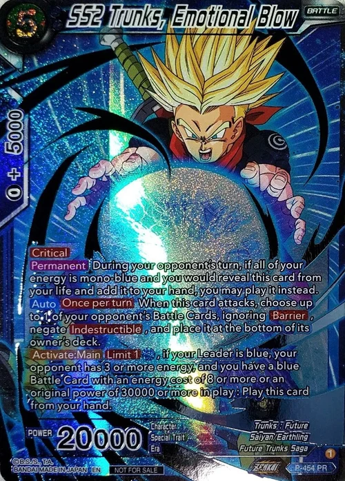 SS2 Trunks, Emotional Blow