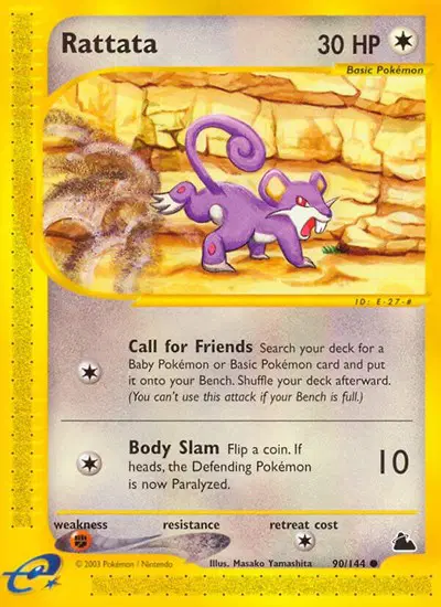 Auction card for Rattata