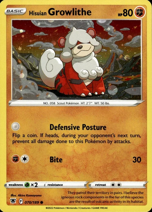 Hisuian Growlithe