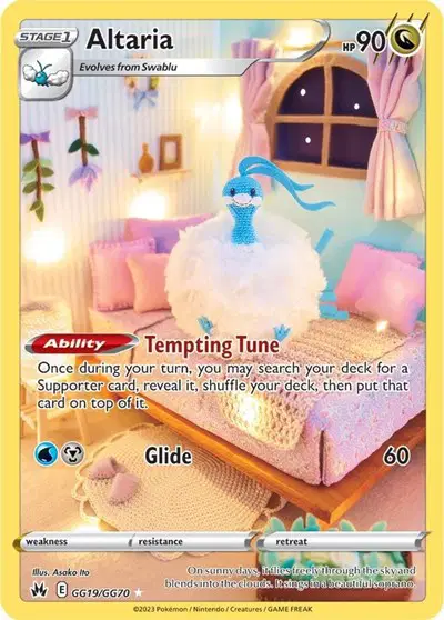 Auction card for Altaria