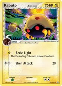 Auction card for Kabuto (Delta Species)