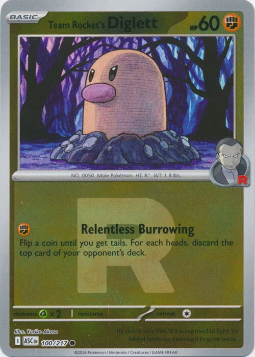 Team Rocket's Diglett
