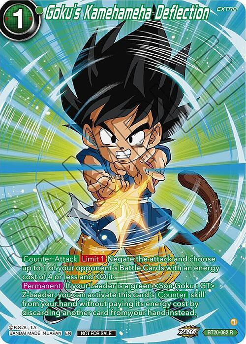 Goku's Kamehameha Deflection
