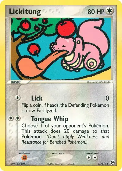 Auction card for Lickitung