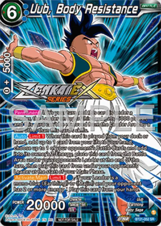 Uub, Body Resistance (Event Pack 16)