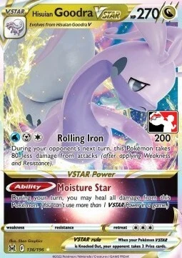 Auction card for Hisuian Goodra VSTAR