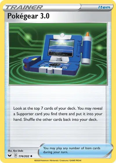 Auction card for Pokegear 3.0