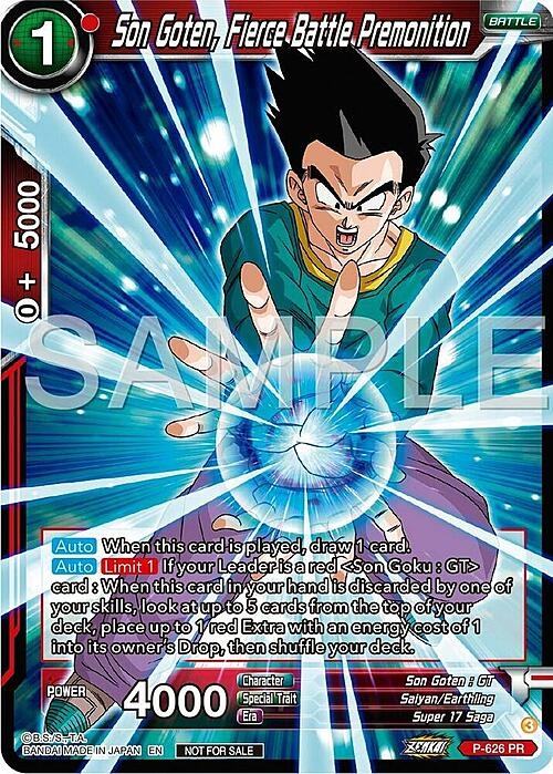 Son Goten, Fierce Battle Premonition
