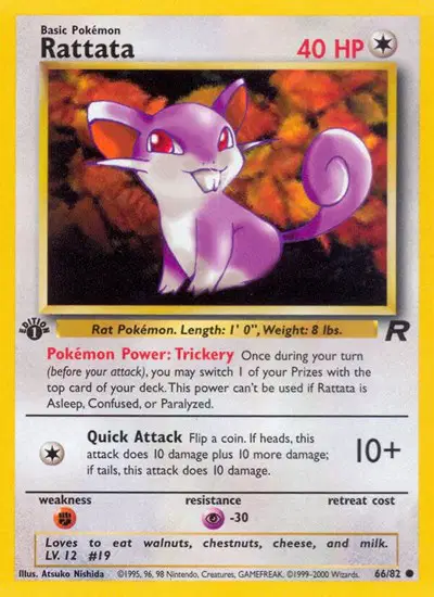 Auction card for Rattata
