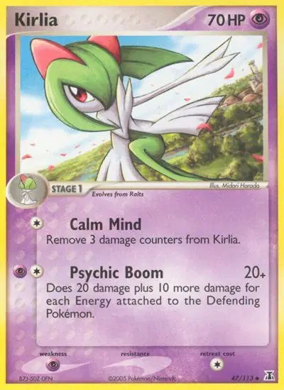 Auction card for Kirlia