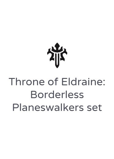 Throne of Eldraine: Borderless Planeswalkers set
