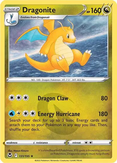 Auction card for Dragonite