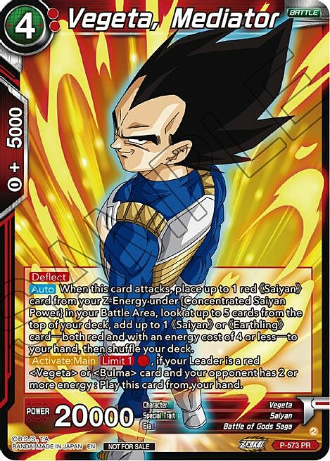 Vegeta, Mediator