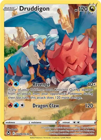 Auction card for Druddigon