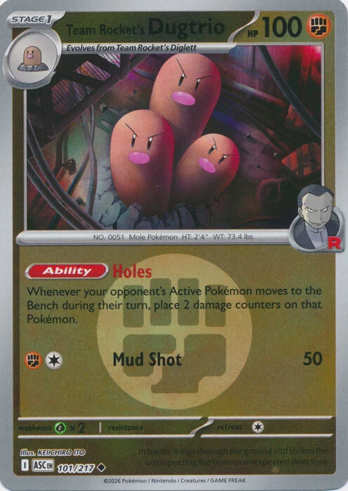 Team Rocket's Dugtrio
